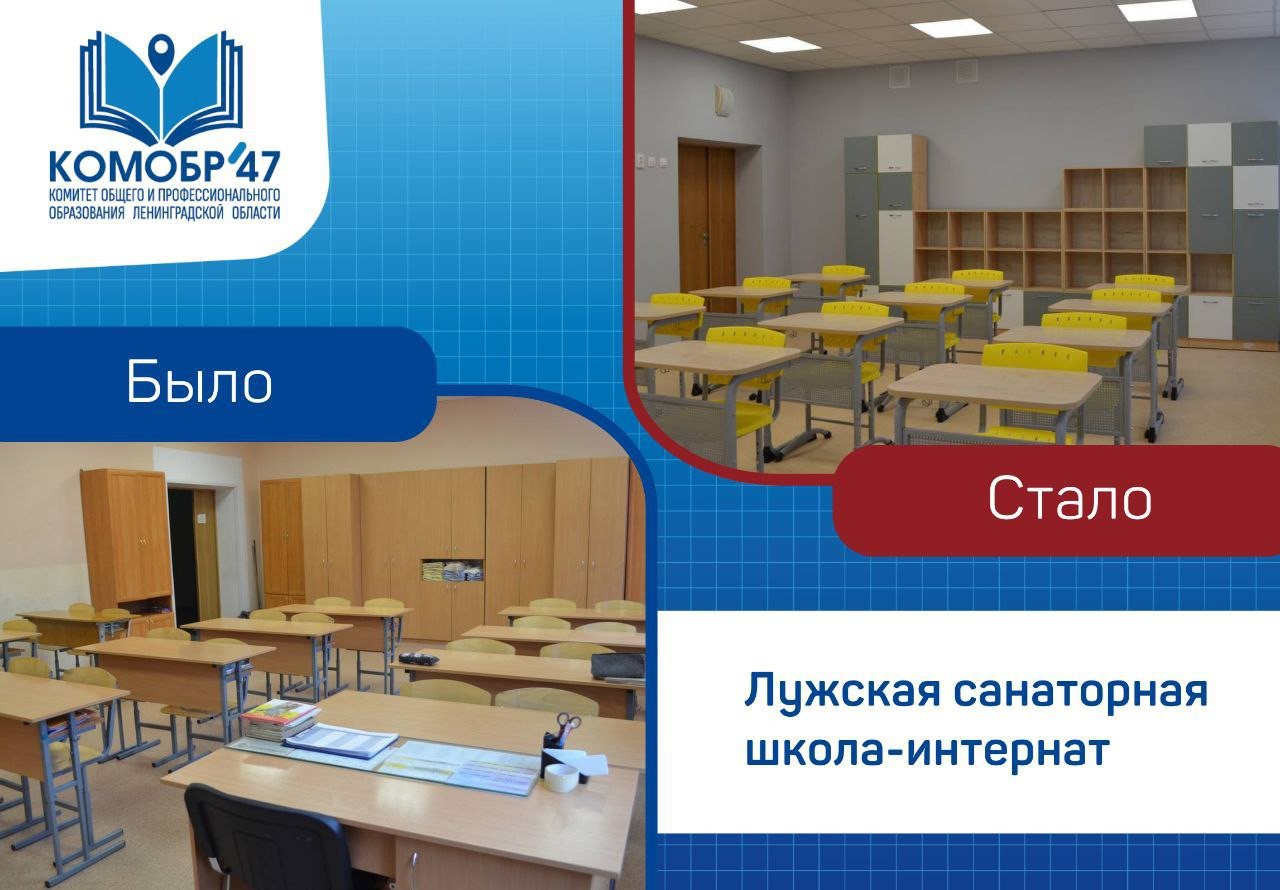 Завершен капитальный ремонт в Лужской санаторной школе-интернате - Завершен капитальный ремонт в Лужской санаторной школе-интернате в рамках федеральной программы «Мод