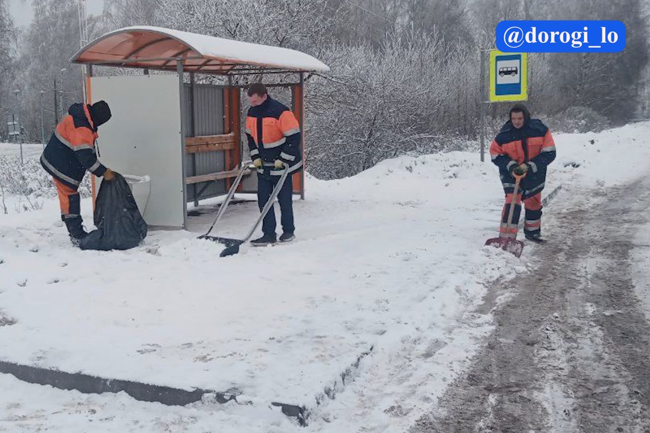 В Ленобласти от снега и наледи очистили более 9000 километров дорог и обочин - Дорожные службы работают в круглосуточном режиме.