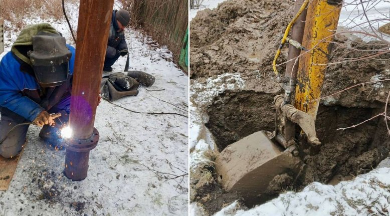 "Леноблводоканал" оказывает помощь в восстановлении водоснабжения в Енакиево - Аварийные бригады организации активно работают над восстановлением системы водоснабжения в подшефном