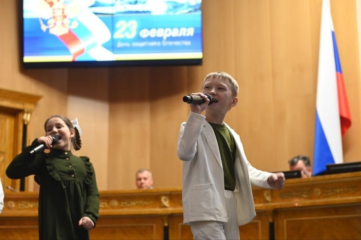 В Доме правительства Ленобласти чествуют участников СВО, ветеранов армии, флота, сотрудников и военнослужащих Росгвардии - Более 50 человек были удостоены сегодня, 21 февраля, наград за образцовое выполнение воинского долга