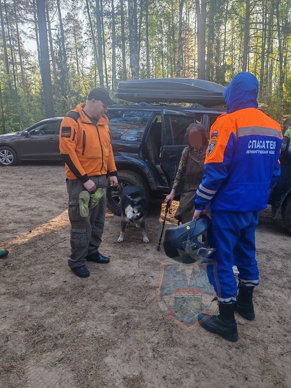 Заблудившаяся женщина с собакой провела ночь в лесу под Приозерском - На ее поиски отправились спасатели ПСО города Приозерска и добровольцы ЛизаАлерт.