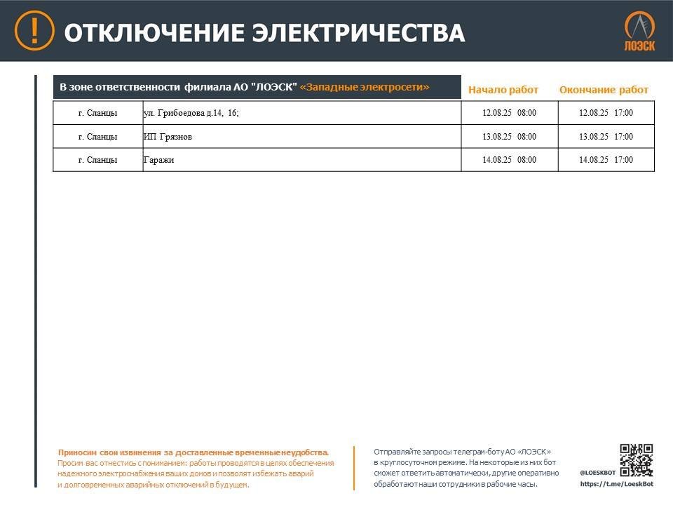 График отключений электричества в Ленобласти на этой неделе - На этой неделе в регионе пройдут плановые ремонтные работы на объектах энергетической инфраструктуры