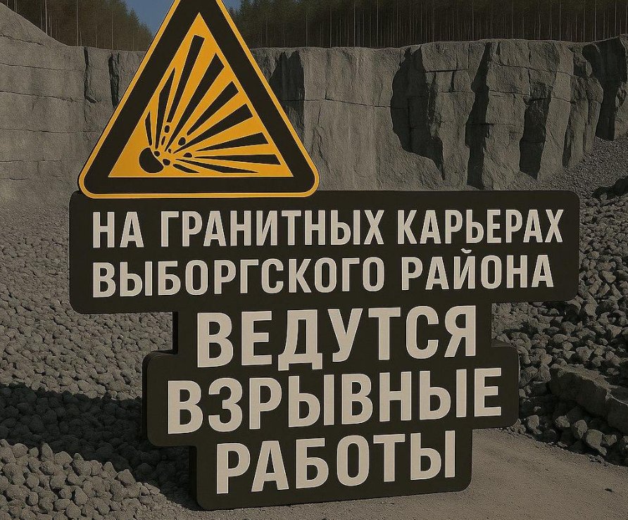 Взрывные работы побеспокоят жителей Выборгского района - Жителей и гостей района предупредили о проведении взрывных работ на карьерах в ближайшие два дня.