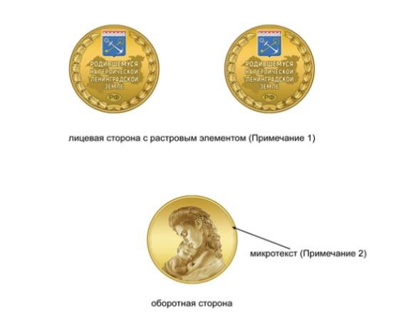 Медаль рождённым в Ленинградской области обновили - Дизайн медали, которую вручают новорожденным жителям Ленобласти, обновили в год 80-летия Великой Поб