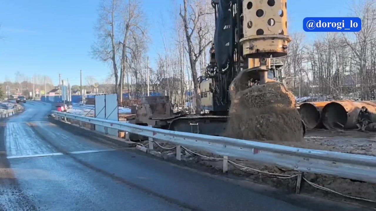 Капремонт моста через реку Лебяжья вышел на новый этап - Подрядчик уже приступил к устройству опор нового моста. После этого начнется монтаж пролетного строе