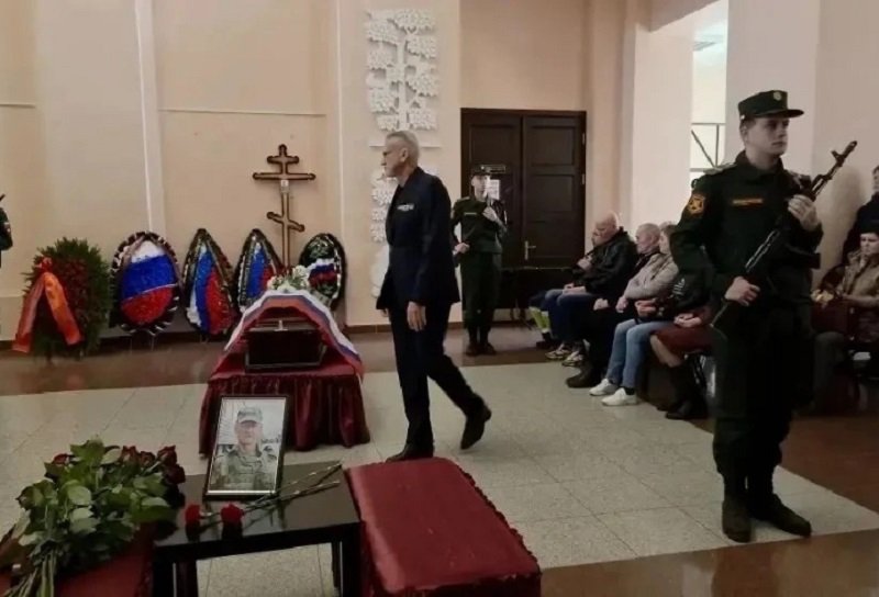 Церемония прощания с участником СВО Андреем Чукановым прошла в Светогорске - В Светогорске прошла церемония прощания с участником специальной военной операции и жителем Выборгск