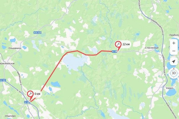 На 20-километровом участке дороги в Выборгском районе пройдут работы до середины августа - Пропускная способность дороги на время ремонта будет ограничена.