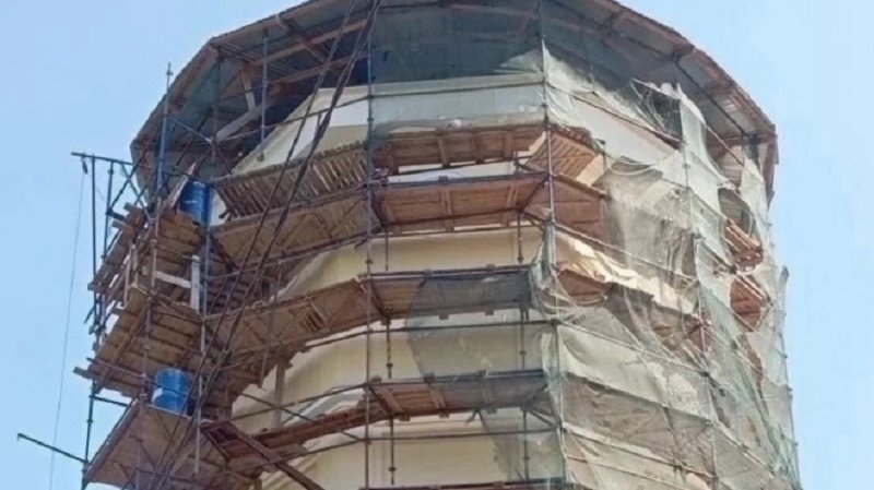 Завершается реставрация Водонапорной башни в Приоратском парке - Реставрация Водонапорной башни в Приоратском парке Гатчины вышла на финальную стадию. Фасады башни у