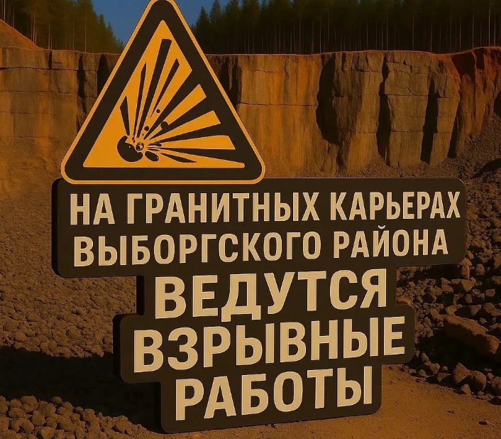 На карьерах Ленобласти пройдут взрывные работы до 31 июля - Жителей и гостей района просят сохранять спокойствие.