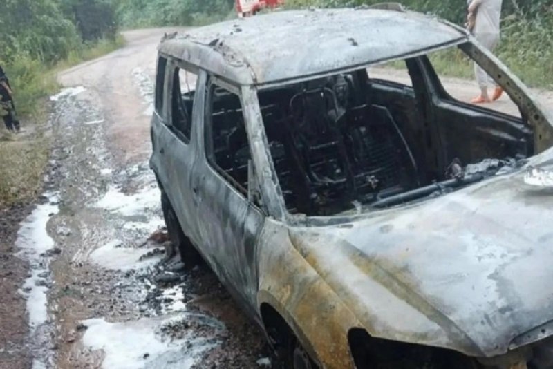 Иномарка сгорела в Выборгском районе - Автомобиль Skoda Yeti загорелся 27 июля около 17:30 на 2-й Цветочной улице в садоводстве «Лесное» Вы
