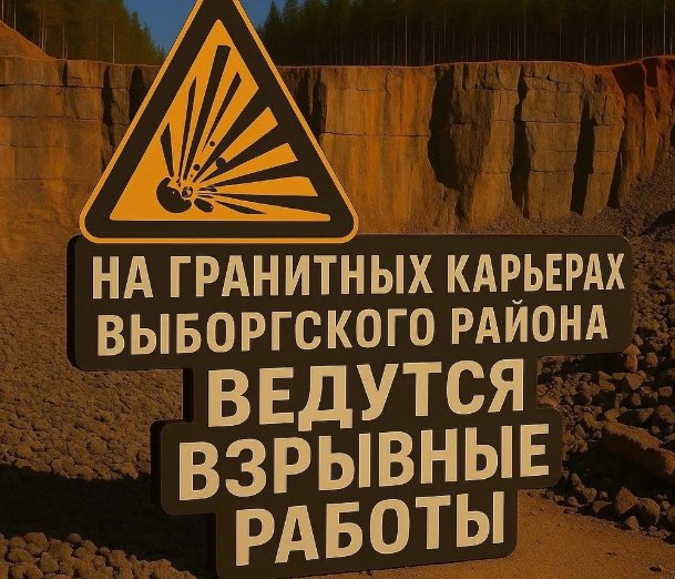 Еще в двух карьерах Выборгского района пройдут взрывные работы на этой неделе - Громко будет в поселке Гаврилово и на карьере «Эркиля» рядом с Выборгом.