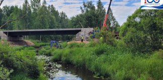 Реконструкция моста через реку Кумбито близится к завершению