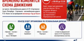 Из-за велозаезда «Тур де Русси» изменится схема движения на трассе «Сортавала»