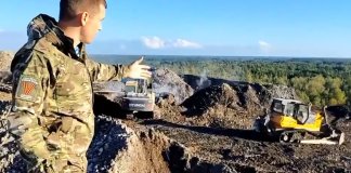 Огнеборцы сократили площадь пожара на терриконе в Сланцах до 130 квадратных метров