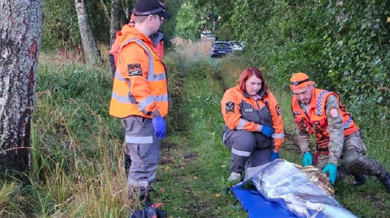 Во Всеволожском районе нашли живым пенсионера, почти сутки пролежавшего в яме под дождем - Пенсионера в возрасте 85 лет нашли живым в деревне Васкелово Всеволожского района после почти суток,