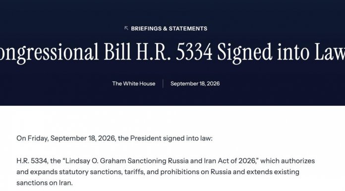 ⚡️ Трамп все-таки подписал закон об «адских санкциях» против России и пошлинах до 500%