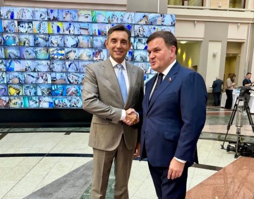 Сергей Перминов провел встречу с сербским политиком Александром Вулиным - Встреча парламентариев состоялась в стенах ЦИК России.
