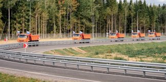 В Тосненском районе досрочно завершили строительство транспортной развязки на трассе М-11
