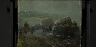 На картине советского художника из Лодейнопольского музея нашли иероглифы японца Сейджи Хотта