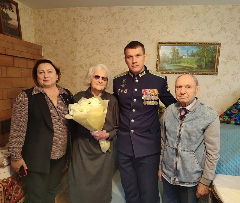 Ветеран Валентина Пименова из Сланцевского района отметила 100-летие - Ветеран Великой Отечественной войны Валентина Пименова из Сланцевского района отметила 3 сентября 10