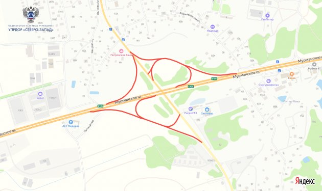 Под Разметелево до 22 октября будут по очереди перекрывать съезды на трассе «Кола» - Водителям стоит учитывать временные ограничения при планировании поездок и быть внимательными при пр