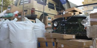Бойцам Ленинградского военного округа отправили очередную партию гумпомощи